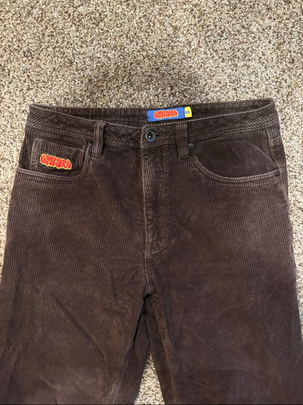 Empire Brown Corduroy Skate Pants - Men's - Picture 4 of 7
